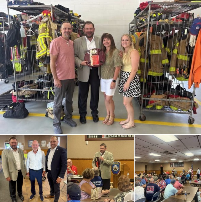 Collage of photos from Cambria County Regional Firefighter's Association