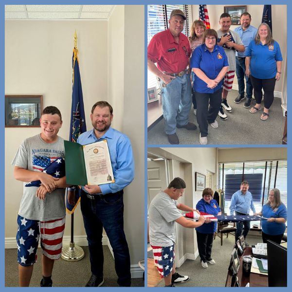 Collage from flag presentation