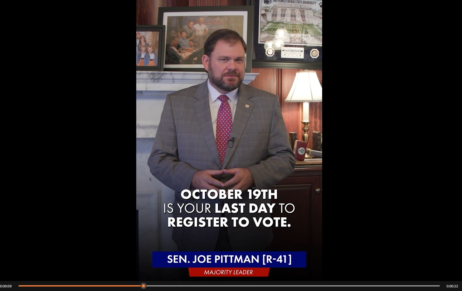 Senator Pittman: video